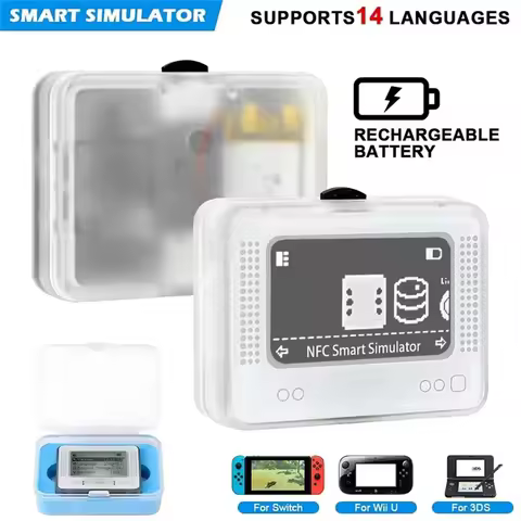 For Amiibo NFC Pixl Emulator Simulator Chargeable Bluetooth Intelligent Simulator for Switch2/Switch
