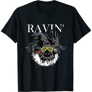 New Limited Funny Ravin' Raven Rave Edm Music Dj T-Shirt