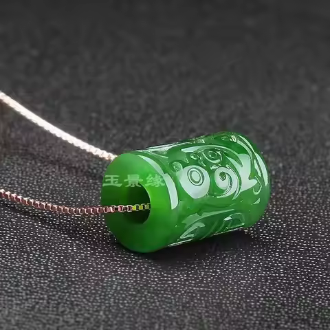 Myanmar Jadeite Green Jade Necklace Women Healing Gemstone Fine Jewelry Genuine Natural Burma Jade C
