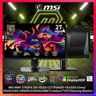 MSI MAP 271QPX QD-OLED (27"/ Flat / QD-OLED / 2560x1440 (WQHD) / 360Hz / 0.03ms / AMD FreeSync™ / 3Y
