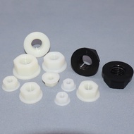 Rui Ke Nylon Hex Flange Nut Plastic Nut Screw Cap M3M5M6M8M10M12 Black and White