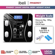 Pinergy Smart Digital Body Weight Scale Body BMI Fat Scale Medical Health