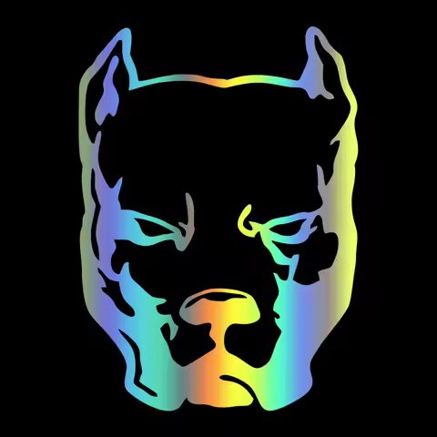 12x15cm Vinyl Decal Pitbull Car Sticker Waterproof Auto Decors on Car Body Bumper Rear Window