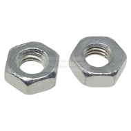 ((100 Pcs) M3 Nuts Hex Nuts Nuts 3mm Inner Diameter Open Gaskets Round Non-Open Gasket Nuts
