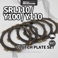 YAMAHA Y100 / Y110 / SRL110 CLUTCH PLATE SET (TAG) 5PCS/SET CLUTCH DISK DISC SPORT Y110SS (S)