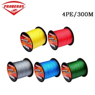 Proberos Tali Pancing Benang Braided Line 300M X4 PE Line 6lb 8lb 10lb 15lb 20lb 25lb 30lb 35lb 40lb