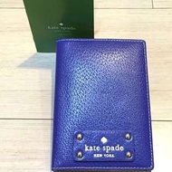 Kate Spade旅行寶藍色護照夾（套）