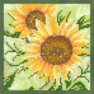 ชุดงานปักครอสติชปักลายลูกปัดบางส่วนชุด9CT ศิลปะตกแต่งบ้าน