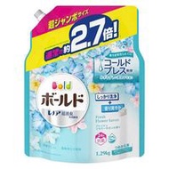 P&G Bold凝膠洗衣精 清新花香皂香味 超特大補充包