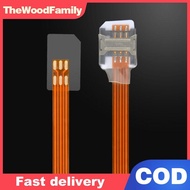 TheWoodFamily 2FF SIM Standard Positive Reverse Extension Cord Mobile Phone Signal Extension Cord SI