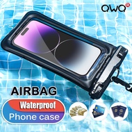 360° Full Cover Airbag Waterproof Swim Bag Phone Case For iPhone 11 13 12 14 Pro Max Samsung s23 Ultra Xiaomi Redmi Phone Cases