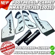 CARPET KAKI NMAX 155 V1 V2 V3 FOOT PEDAL FOOT PANEL NMAX ACCESSOIRES MOTOR NMAX 155 NVX155 XMAX