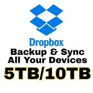 Dropbox 5TB / 10TB Cloud Storage 1/2/3/6/8 Months Premium Existing Account Upgrade