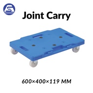 Joint Carry Blue Carrier Goods Without Handle 600+3400 | Plastic Trolley | Connection Carrier Trolle