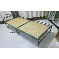 Folding Bed Accompanying Bed Industrial Bed Household Bed Double Bamboo Board Bed Single Bed Lunch Break Bed Folding Single Bed