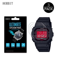 3PCS Screen Protector Explosion-proof Film For Casio G-SHOCK DW5600 DW5610 GW-B5600AR GW-B5600GZ 1PR