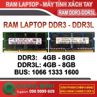 Ram Laptop DDR3 (PC3) 4Gb 8Gb Bus 1066/1333/1600 zin