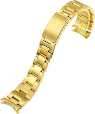 Oyster Watch Band Bracelet Replacement For Rolex Vintage Rolex Air King 1500 5500 Stainless Steel 19