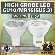 <2 YEARS WARRANTY>LED GU10/MR16(GU5.3) 5W/7W 240V LED BULB