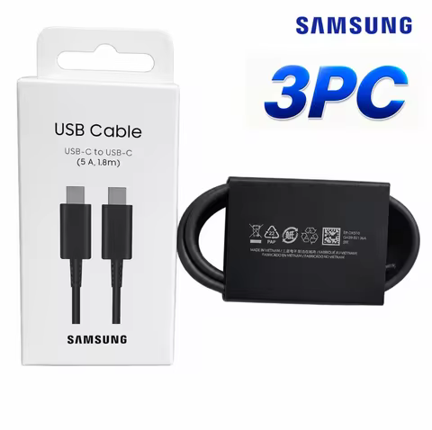 Samsung Type C Cable 1.8M 1M Super Fast Charging Data Line For Galaxy S23 S20 S21 S22 Plus Ultra