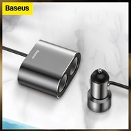 Original Baseus Car Splitter Lighter 12V-24V Dual USB Car Charger Socket 100W Car Auto Splitter Power Adpater For Car USB HUB