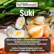 BUMBU SUKI INSTAN Tomyam 1Kg Steamboat Shabu Hotpot Rasa Tomyum Seafood Kiloan 1 Kg Tom Yam Yum Hala