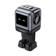 Adapter 3 Ports (1USB + 2Type-C) UGREEN RoboGaN (65W,35