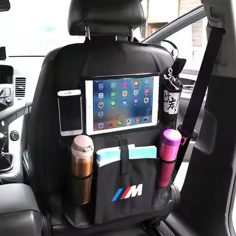 Car Sticker Storage Bag Large Capacity Classified Storage For BMW X5 E70 E91 F11 F30 F31 F10 X3 F25 