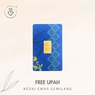 [Kedai Emas Gemilang] 8001249 {GB5} Public Gold 5G (B082131) Gold Bar  (2.4Cm) (5G) [999 Gold]