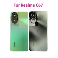 NeRear Housing For Realme C67 Glass Back Cover Repair Replace Phone Battery