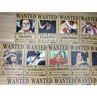 yonko + supernova 16pcs ref magnet collectibles, wanted poster set magnet, one piece