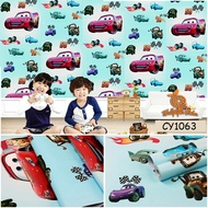 CY1063 Car Cartoon Wallpaper 10m X 45cm Wall Sticker Wallpaper