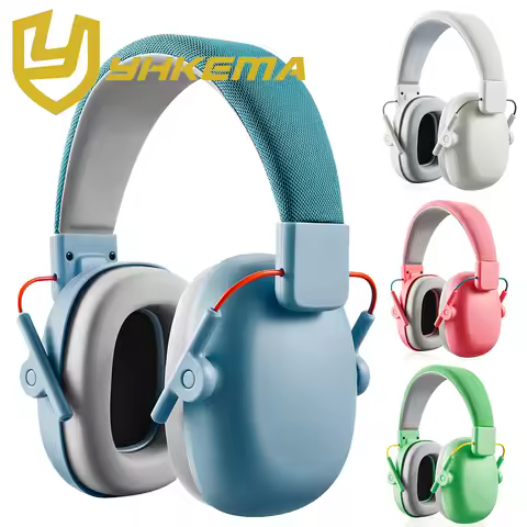 YHKEMA Kids Noise Cancelling Headphones – SNR 27dB Safety Ear Muffs for Autism Sensory & Concentrati
