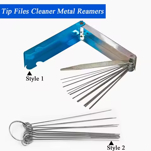 13/10Pcs Nozzle Cleaner Gas Welding Brazing Cutting Torch Tip Cleaner 0.6mm-1.3mm Guitar Nut Needle 