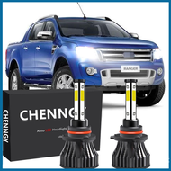 สำหรับ Ford Ranger T6 (1stGen) ปี 2012-2015 (ไฟหน้า) - หลอดไฟหน้า LED 6000K 12V-32V Bright White จำน