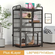 Cat Cage Large Size 4 Layer Cat House Cat Villa Sangkar Kucing  3 Tingkat