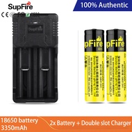 SUPERFIRE AB5 18650 Li-ion Battery Charger 3350mAh High capacity 3.7v/4.2v Strong Light Flashlight