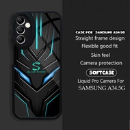 Samsung A34 5G Case Motif [BLACKSHARK] 2D Latest Samsung A34 5G Casing Softcase Samsung A34 5G Softc