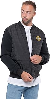 Guns N Roses Quilted Jacket Classic Band Logo New Official Black Unisex Size M