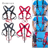 Gemvan Upper Body Harness Ascending Adjustable Fixed Belt Caving Canyoning Rock Climb