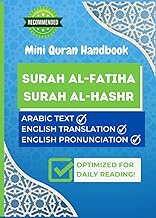 Surah Book For Surah Al Fatiha &amp; Surah Al-Hasr - with English Pronunciation and Translation Book | Rewards and consequences of one's actions in this life and the next: A Mini Quran Hand-Book