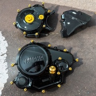 HITAM DIAMOND CASING ENGINE FZ Y15ZR Y15 YAMAHA CASING COVER ENGIN GOLD DAN HITAM KILAT Y15ZR FZ YAM
