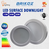 BRIKOZ LED Surface Downlight 15W, 24W & 30W