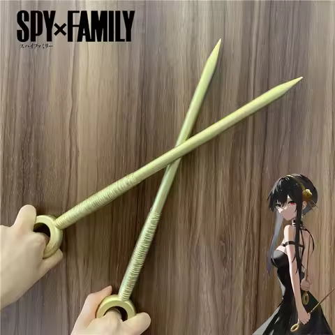 1:1 Cosplay Weapon Princes Yor Forger Needles Props Golden Accessories Role Play Weapon Model Safety