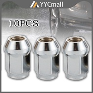 10Pcs M12x1.25 Tire Nut Universal Hex Lug Nuts Stainless Steel Wheel Lug Nuts For Car Wheel