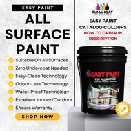 18 Liters Easy Paint All Surface Paint - [EASY PAINT COLOURS] - Interior & Exterior Wall, Wood and S