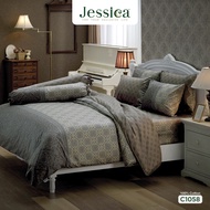Jessica Cotton Silk Shine C1058 ชุดเครื่องนอน ผ้าปูที่นอน ผ้าห่มนวม เจสสิก้า พิมพ์ลายได้อย่างสวยงาม