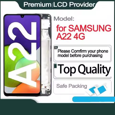 AMOLED Touch Screen Replacement for SAMSUNG, A22 4G, SM-A225F, SM-A225F, DS, SM-A225M Display