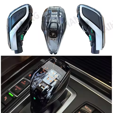 RHD Crystal Gear Shift Handle For BMW F10 F18 F11 F20 F22 F32 F36 G30 G38 Gear Shift Lever Head F06 