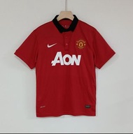 🤩必備足球球衣🤩 復古珍藏級Nike曼聯2013/14賽季主場短袖球迷版球衣 | Manchester United 2013/14 Home Short Sleeve Fan Edition Jer